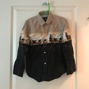 Kids Western Button-up